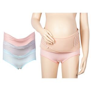 Maternity Support Belt Postpartum Belly Wrap Pregnancy Recovery Set Size XL